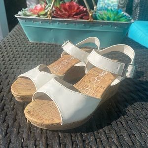 Girls White Sandals